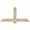 Ekena Millwork Eugene Rough Sawn Timber Gable Bracket, Douglas Fir, 60"W x 30"H x 6"D x 6"F, 12/12 Pitch GBW060X30X0606EUG00RDF - alternate 1